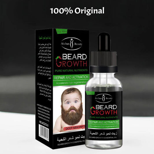 Beard and Moustache Hair Growth Oil for Men