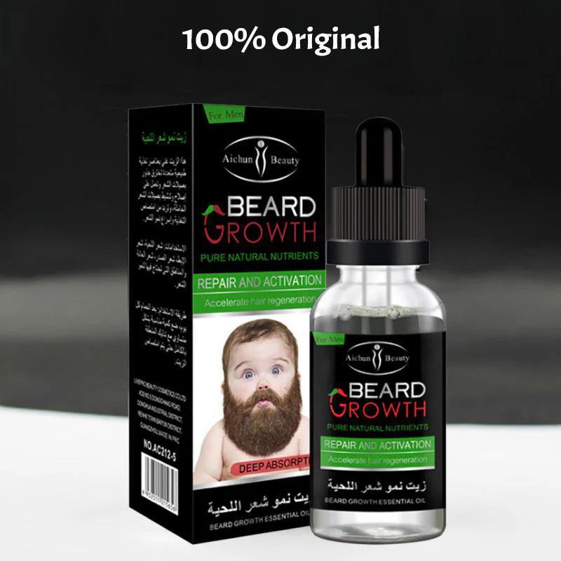 Beard and Moustache Hair Growth Oil for Men
